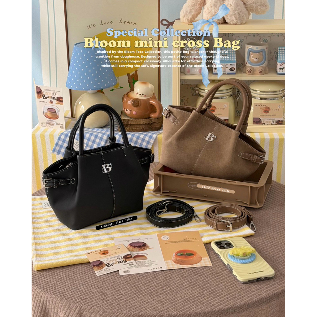 OBAGHOUSE- Bloom mini cross bag อย่าลืมอ่านรายละเอียดสินค้าก่อนสั่งซื้อ (10) (Special collection ไม่ทำเพิ่มแล้วน้า) - รูปที่ 7