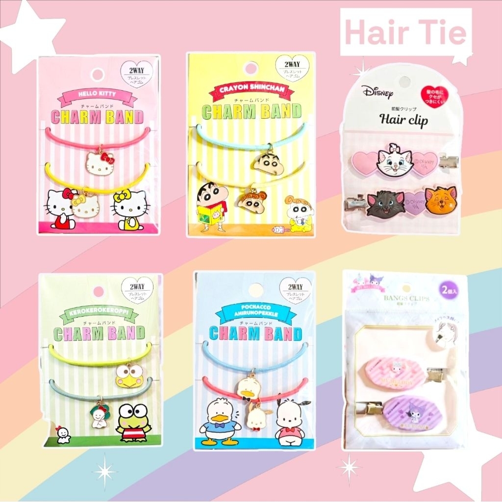 🩷Sanrio🩷ยางมัดผมและพลาสเตอร์ซานริโอ้🇯🇵