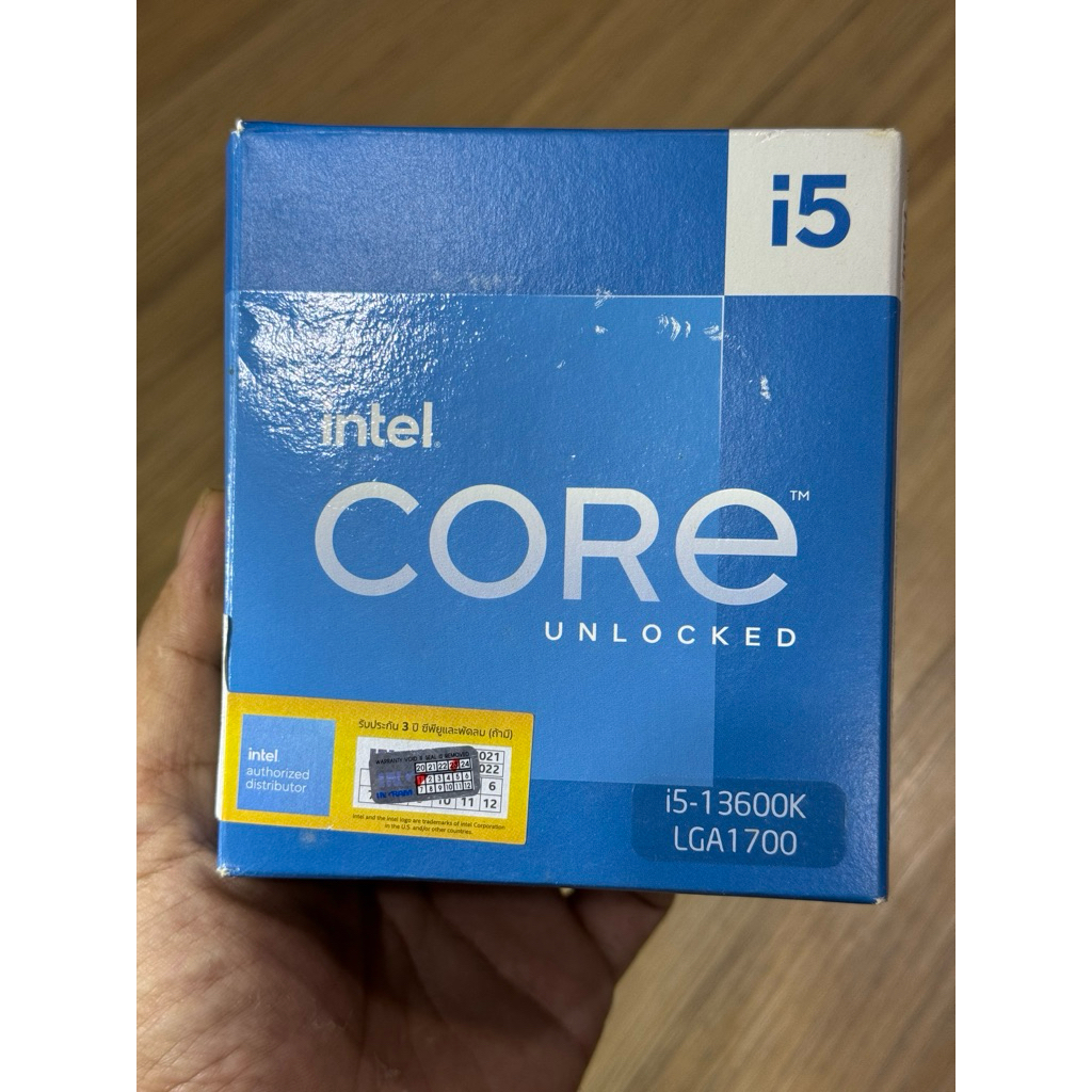 ซีพียู I5 13600K มือสอง การ์ดจอออนบอร์ดในตัว มี 14 คอร์ 20 เธรด 24 แคช (คอร์/เธรด/แคช เท่ากับ Gen 14