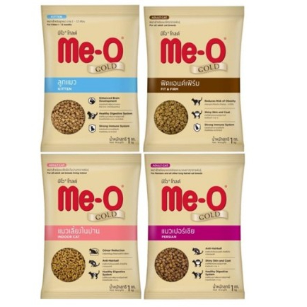 (กระสอบ มีถุงย่อย1kg.) Me-O Gold อาหารเม็ดแมวมีโอ โกลด์ เกรดพรีเมี่ยม 10kg.*โปรดอ่านรายละเอียดก่อนสั่งซื้อ