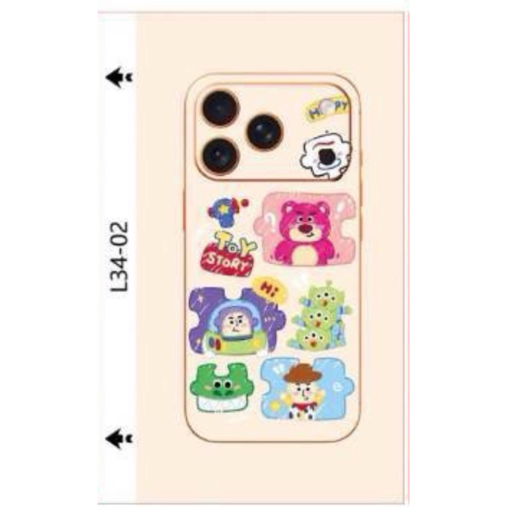 ฟิล์มหลังรอบเครื่องลายการ์ตูนสั่งตัดได้ทุกรุ่น📌แจ้งรุ่นทักแชท - รูปที่ 3