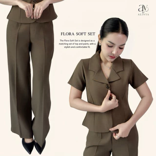 S001 / Flora soft set (ได้ทั้งเสื้อและกางเกง)