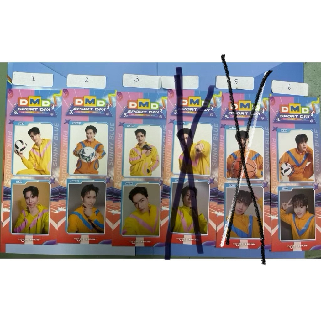 photostrips dmd  sport dayการ์ดแท้ระบุเบอร์ได้เลยคะ