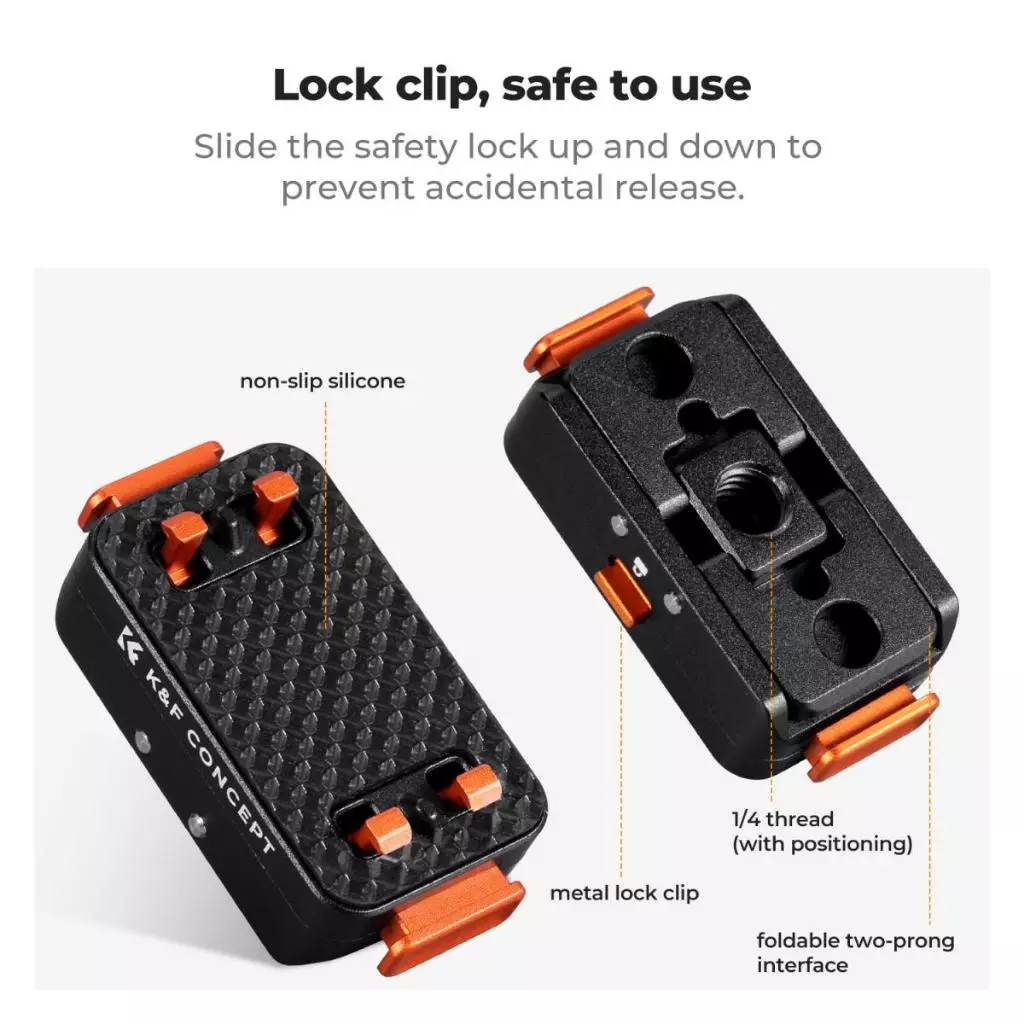 K&F Insta360 X5 / Ace Pro / Ace Pro 2 Magnetic Quick Release Adapter (KF12.0002V1) thumbnail 6
