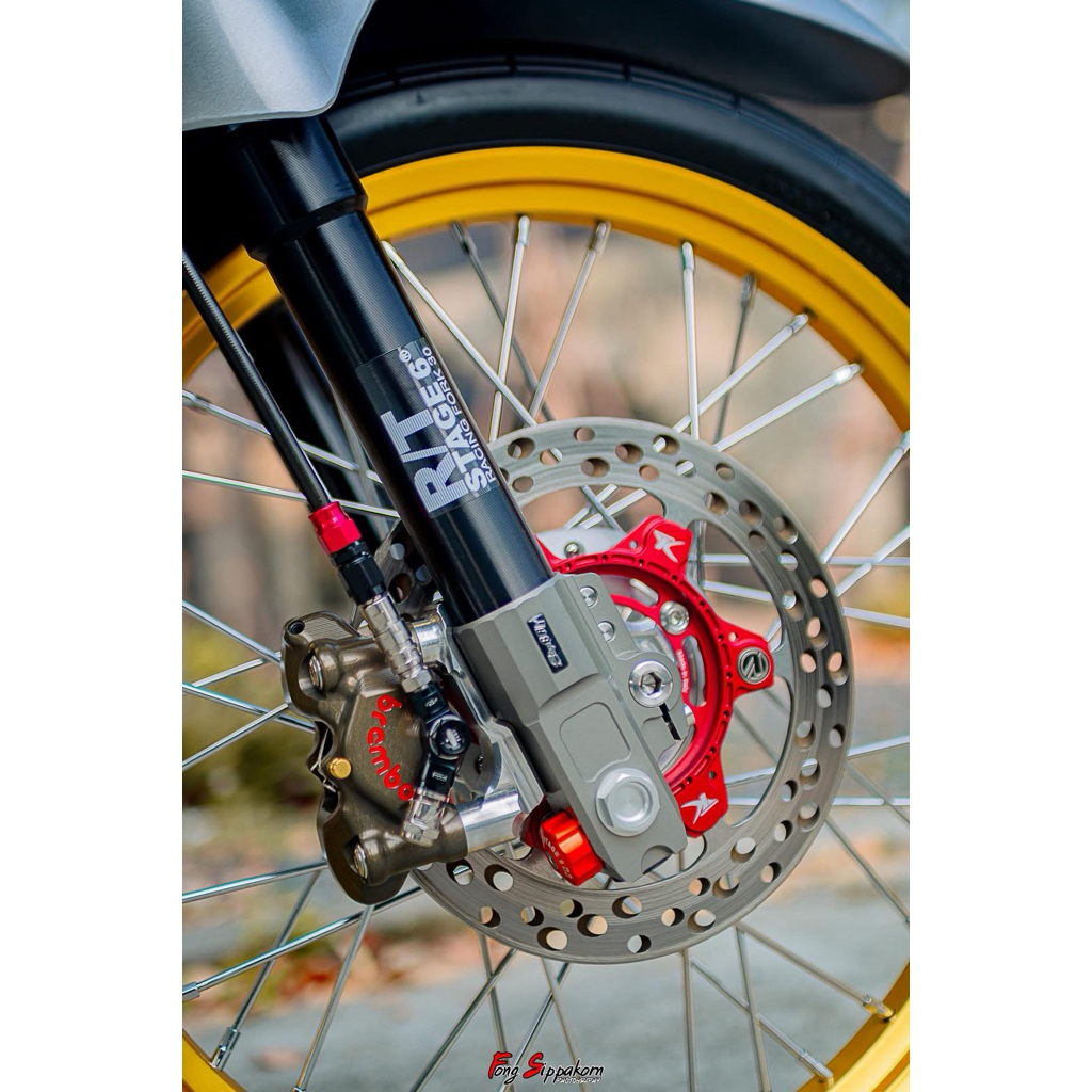 ห่วงต่อ 2 ทาง สำหรับใส่ไล่ลมเบรค GH racing พร้อมส่งจากไทย