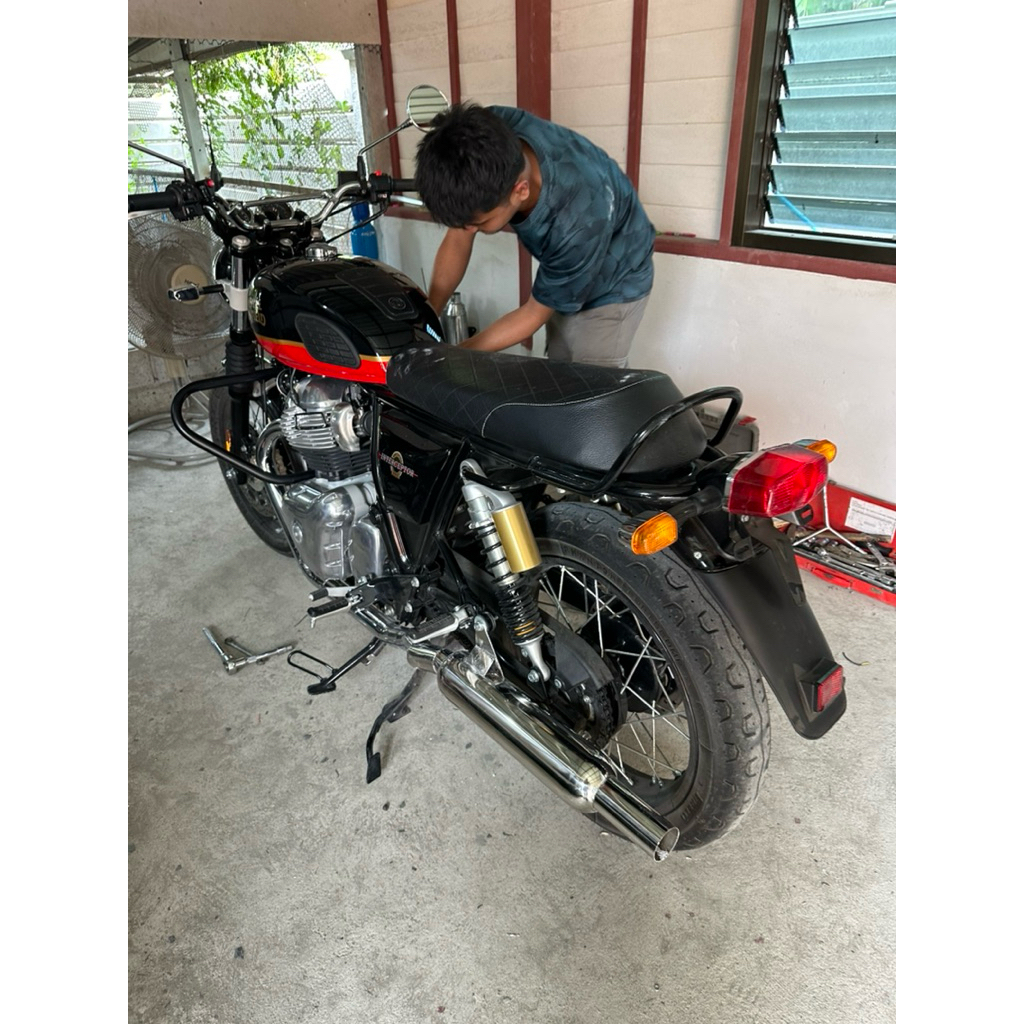 ท่อบวบตรงรุ่น Royal Enfield Interceptor 650 เสียงทุ้ม ไม่ลั่นมาก RE650 สำหรับรถ Royal Enfield Interc
