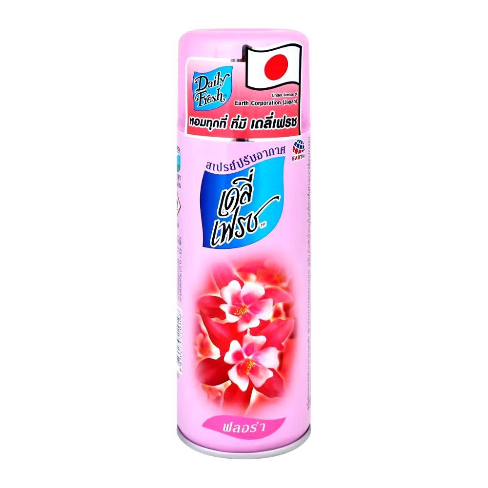 เดลี่เฟรช สเปรย์น้ำหอมปรับอากาศ กลิ่นฟลอร่า Daily Fresh Air Freshener Flora 300 ml.