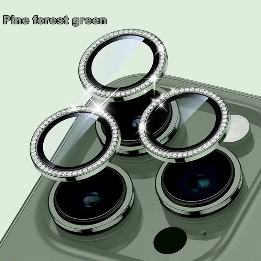 ฟิล์มเลนส์กล้อง เพชร สำหรับ iphone 17 Air 17Pro 15ProMax 15Plus 15 16 16Pro 11Pro 12Pro 11 Max 13 Mini 14 Pro Max - รูปที่ 2