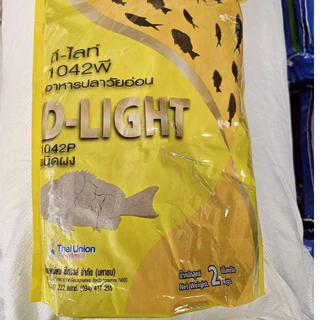 อาหารปลา อาหารอนุบาลปลา D-LIGHT โปรตีนสูง โตเร็ว เหมาะสำหรับลูกปลาและสัตว์น้ำตัวเล็ก