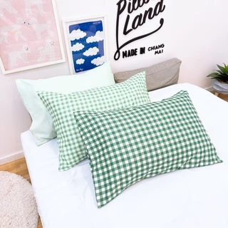 Pillowcase ปลอกหมอนหนุน ผ้าคอตตอน เนื้อนุ่มนิ้ม หนุนสบาย งานไทยพร้อมส่ง🧡🤎