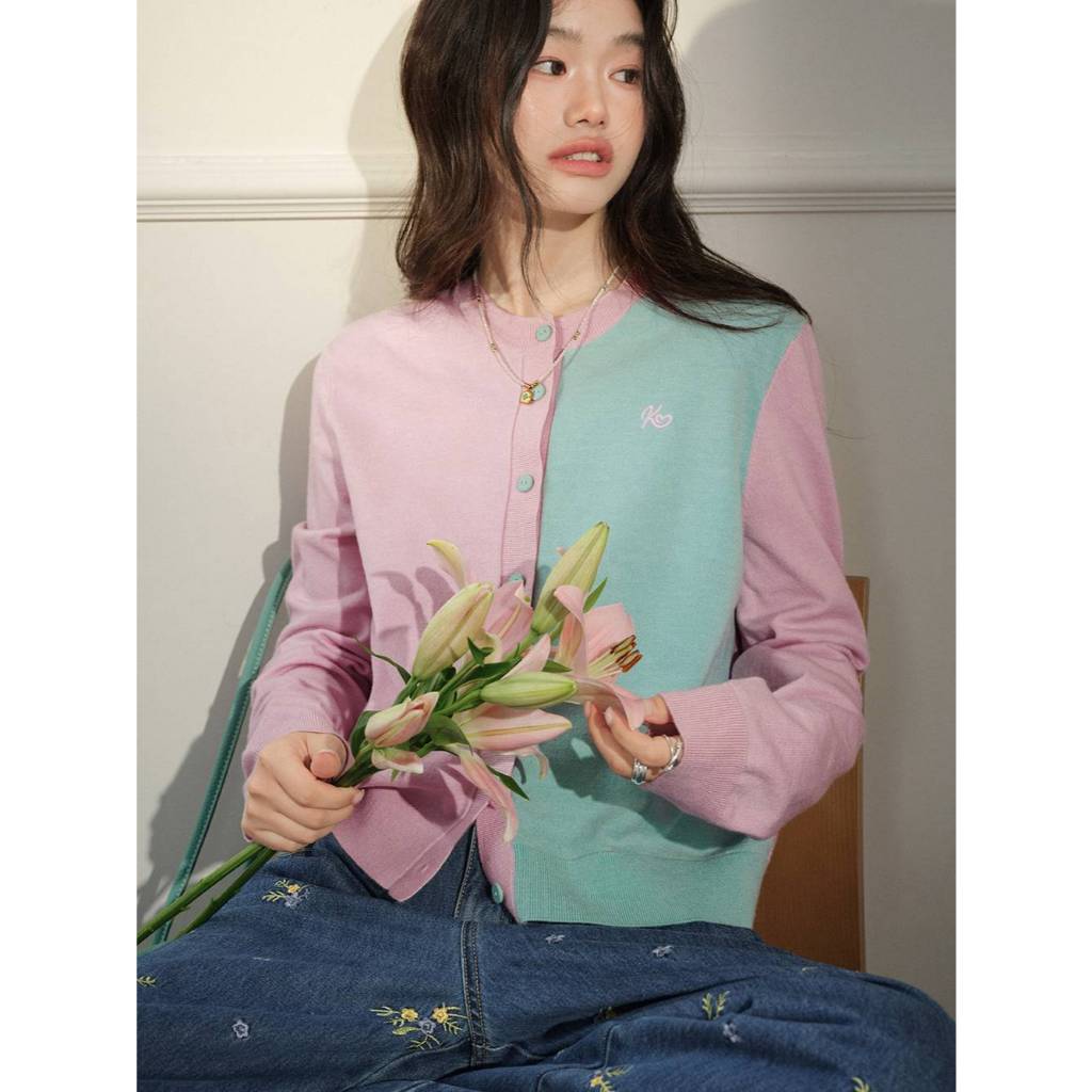 [Preorder] KUOSE : Colorblock Cardigan