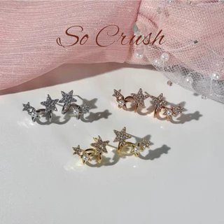 Socrush.bkk | STELLA PEARL earrings | SE-043 | ต่างหู ดาว มุก เพชร