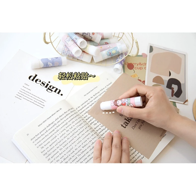 chuanchuan กาวแท่งการ์ตูน กาวติดกระดาษ DIY thumbnail 4