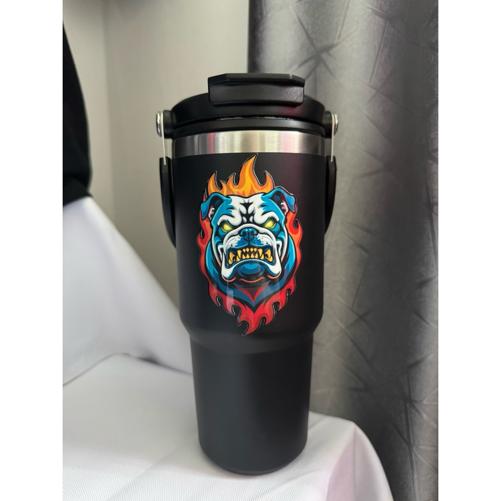 แก้วเก็บความเย็นลาย Bluedog ไฟ 750 ml