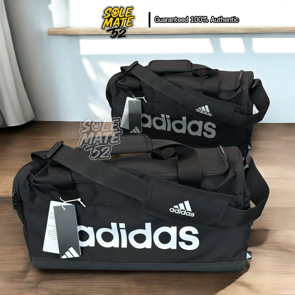 adidas อาดิดาส กระเป๋าเดินทาง / กระเป๋ายิม (Duffel Bag) รุ่น Linear Duffel S สีดำ GN2034 ของแท้💯(มือ