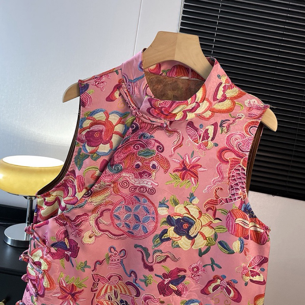 ‼️พร้อมส่ง‼️เสื้อกี่เพ้าตรุษจีน - รูปที่ 2