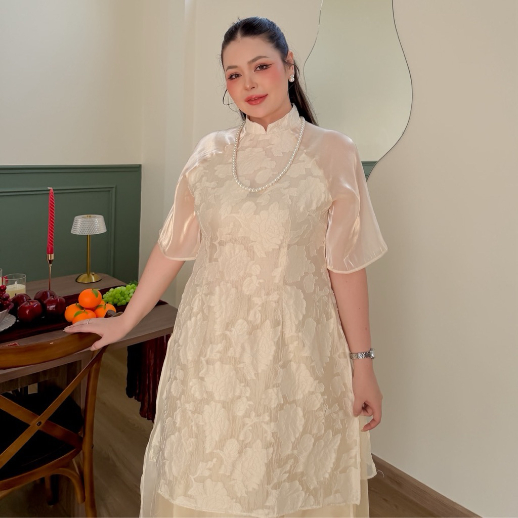 Lady M | Fu Grace set มีให้เลือก M-3XL เอาใจสาวๆ ต้อนรับเทศกาลตรุษจีน สวย เรียบหรู สุภาพ ใส่ออกงาน ทำงาน รับอั่งเปา ราคา ถูกที่สุด ดีลบีเคเค แกลเลอรีภาพที่ 9