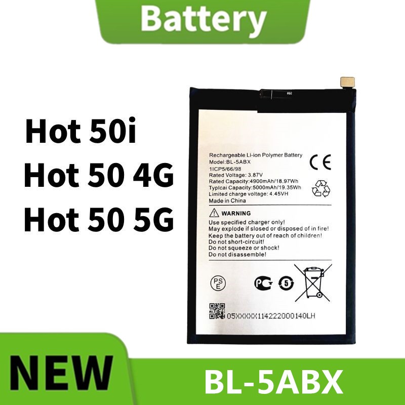 แบตเตอรี่ Battery infinix Hot 50, Hot 50i (BL-5ABX) สินค้าคุณภาพดี พร้อมส่ง