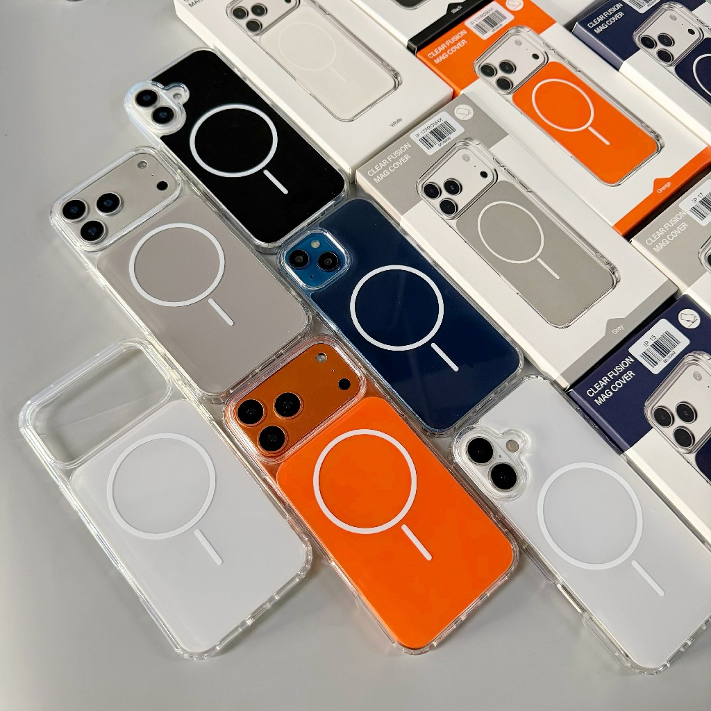 CASE เคสอะคริลิคหลังพื้นชาร์จได้ for iPhone17、16、15、14、13、11 17 pro max 14-15-16plus 17promax 16promax 15promax 14promax