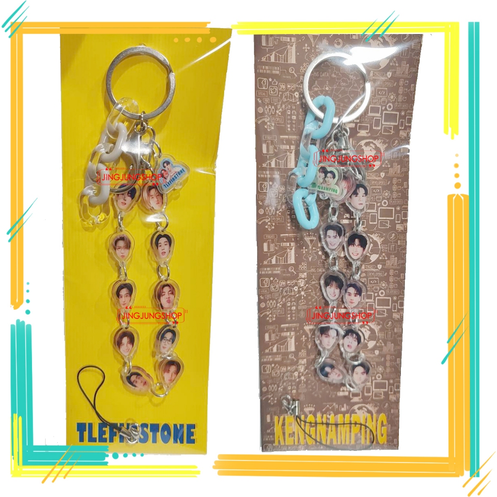 พวงกุญแจ​ สายคล้องแขน​ สายห้อยโทรศัพท์​ ห้อยกระเป๋าTeetee-Por Keng-Namping Tle-FirstOne