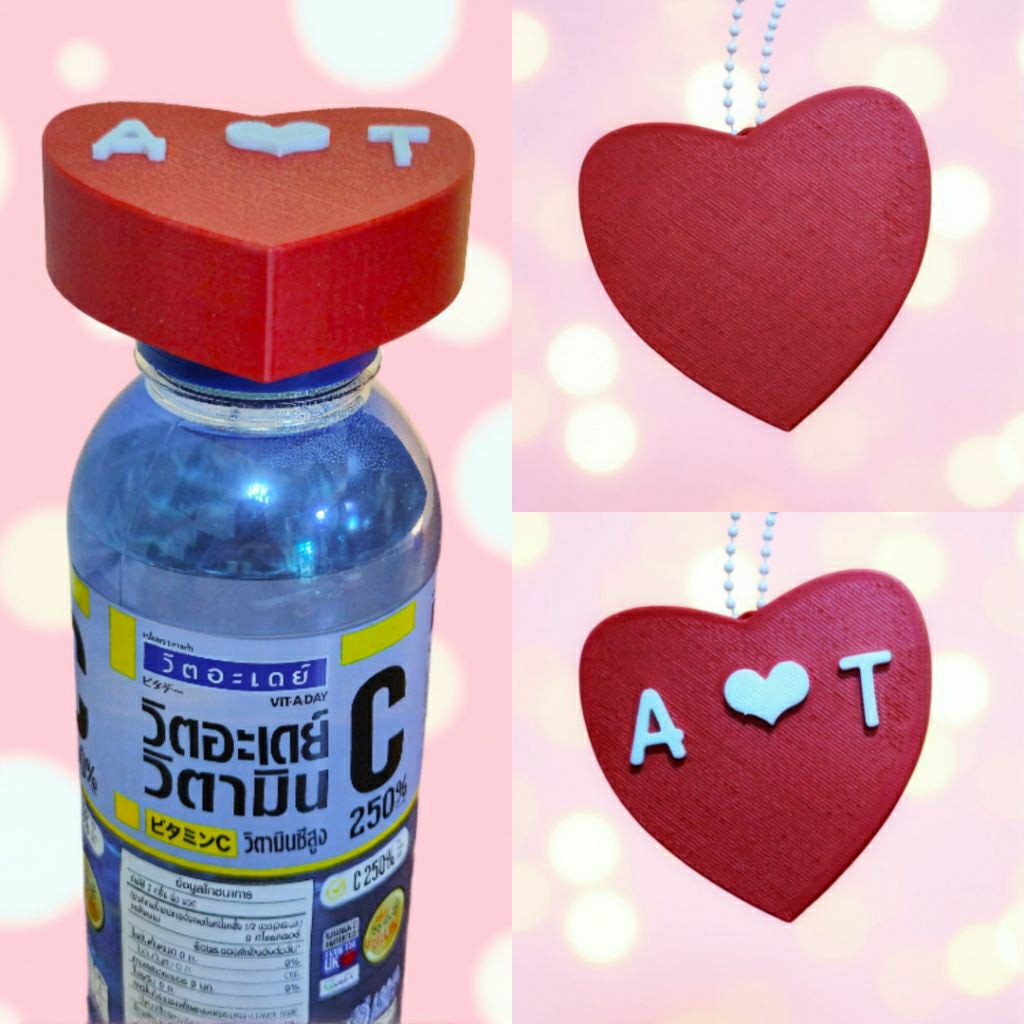 ที่เปิดฝาขวดน้ำดื่ม Nestle น้ำทิพย์, น้ำมะพร้าว if ,Cha Jing, วิตอะเดย์, ลายหัวใจ พกง่าย มีช่องคล้อง