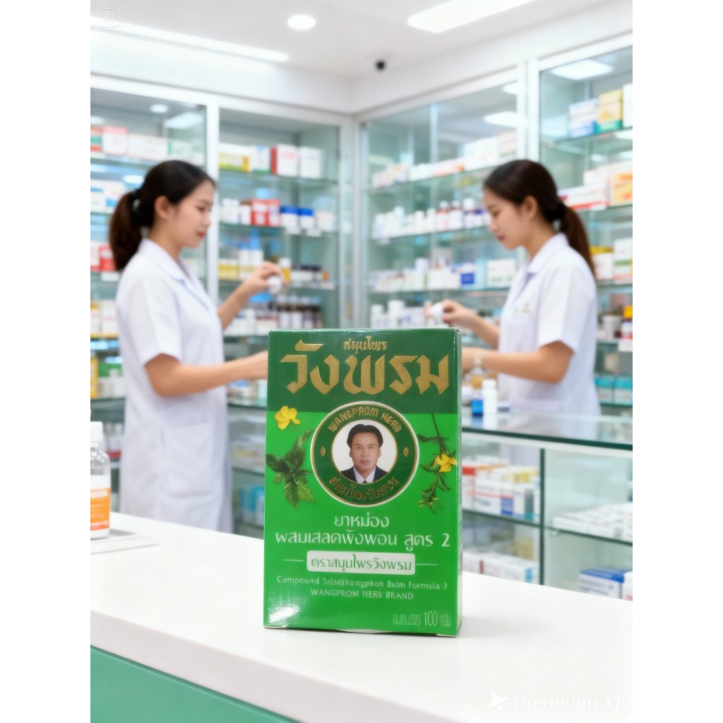 วังพรม ยาหม่องผสมเสลดพังพอน สูตร2 100g