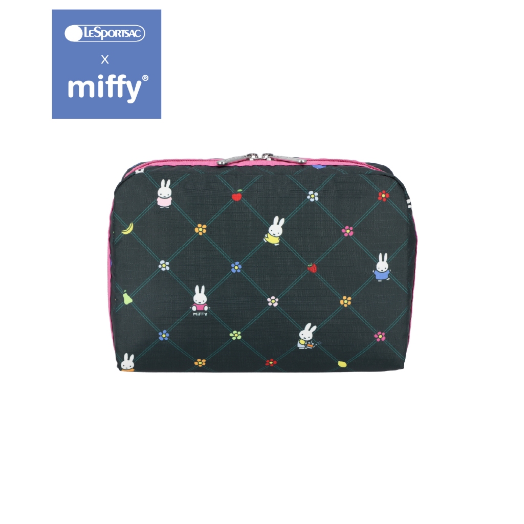 LeSportsac Extra Large Rectangular Cosmetic Bag กระเป๋าเครื่องสำอาง Style 7121 LESPORTSAC X MIFFY