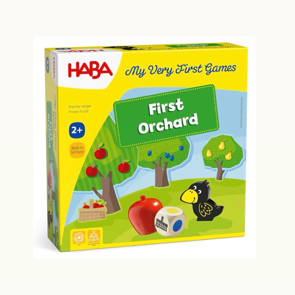 พร้อมส่ง📍 (ใช้ส่วนลด 20%ได้) HABA First Orchard บอร์ดเกม ของเล่นเสริมพัฒนาการ อายุ 2ขวบขึ้นไป
