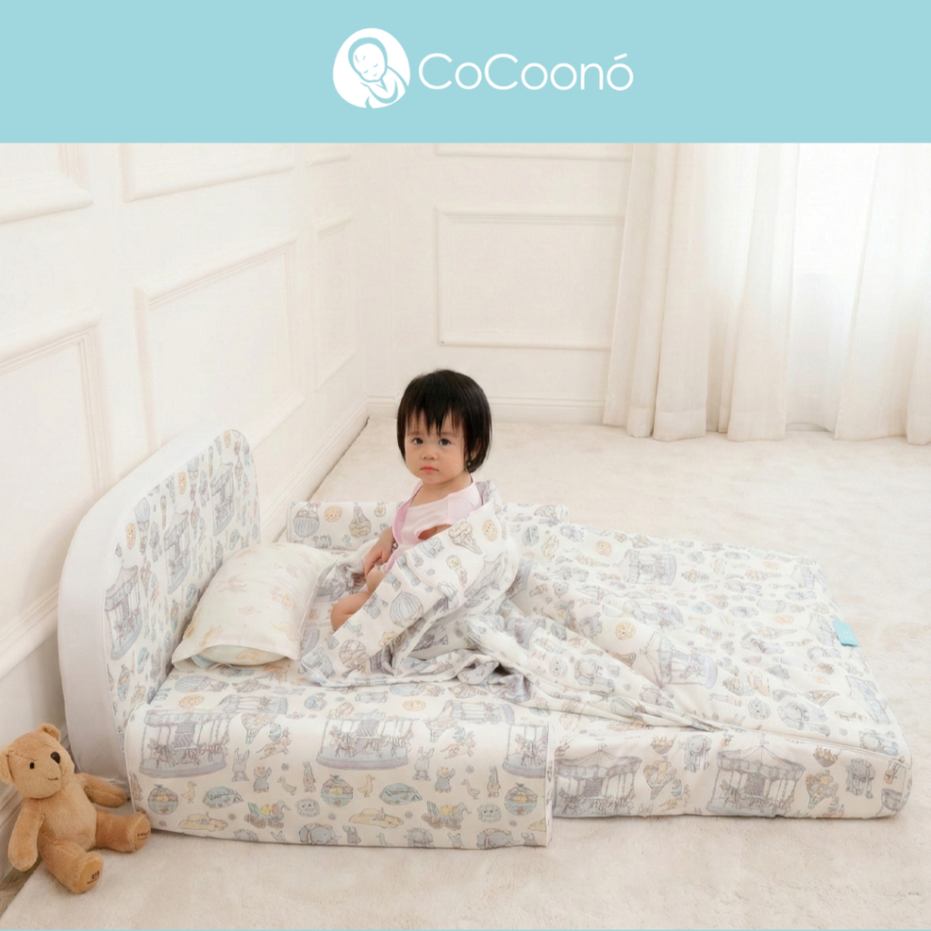 CoCoono Firmflow ZIPRITUAL ที่นอนฝึกวินัย ซิปผ้าห่มกับที่นอนไม่ตกพื้น ห่มคลุมปลายเท้าสำหรับวัยเเรกเกิดถึงประถม