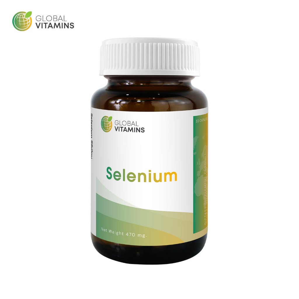 ซีลีเนียม โกลบอลวิตามิน x 1 ขวด Selenium Global Vitamins