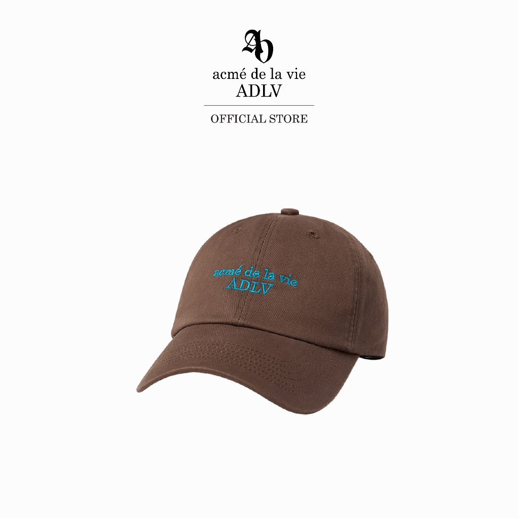ADLV [acme de la vie] หมวก รุ่น Bio Basic Logo Ball Cap Brown (50011SBICAU_S6BRXX)