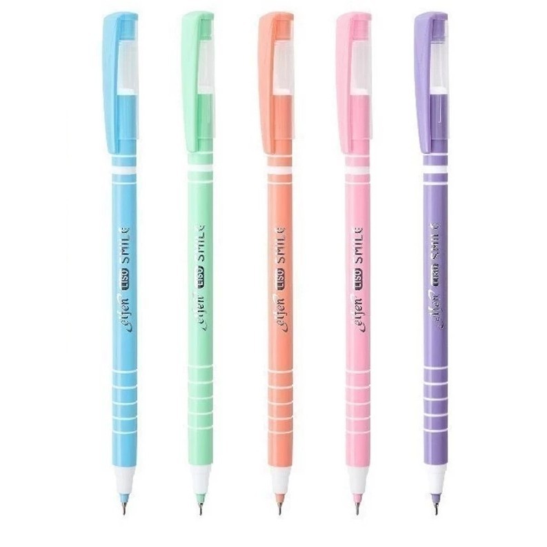 ปากกาลูกลื่น Elfen หมึกน้ำเงิน รุ่น Liso Smile 0.5 มม.