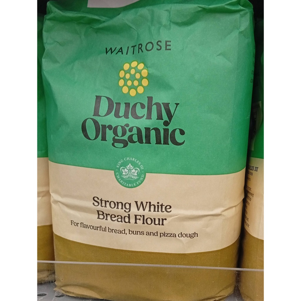 WAITROSE Duchy Organic White Bread Flour Extra Strong * NEW RECIPE FOR 2026  * 1.5kg