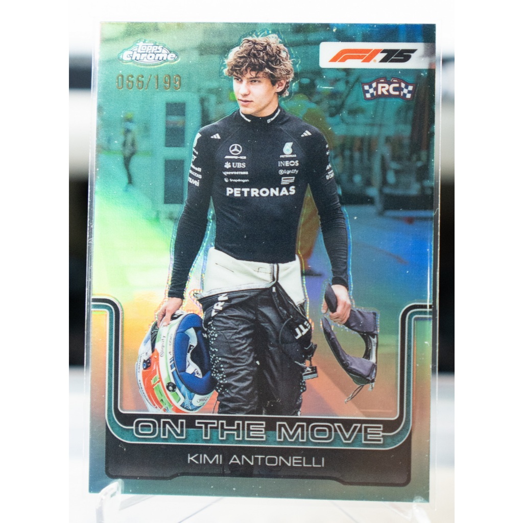 2025 Topps Chrome F1 Kimi Antonelli RC #185 /199