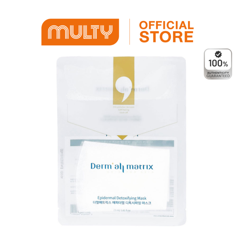 Derm all Matrix Epidermal Detoxifying Mask 23ml.มาส์กดีท็อกซ์ผิว