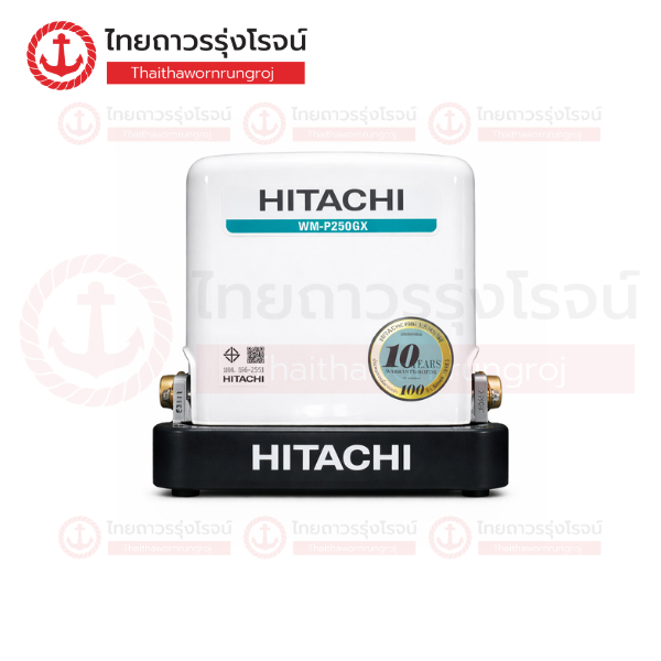 HITACHI ปั๊มน้ำอัตโนมัติ แรงดันคงที่ แบบเหลี่ยม WMP250