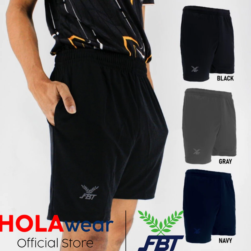 กางเกงกีฬาขาสั้น FBT C2B201 J9B230 มีกระเป๋า เชือกเอว ผ้าไมโคร thumbnail 5