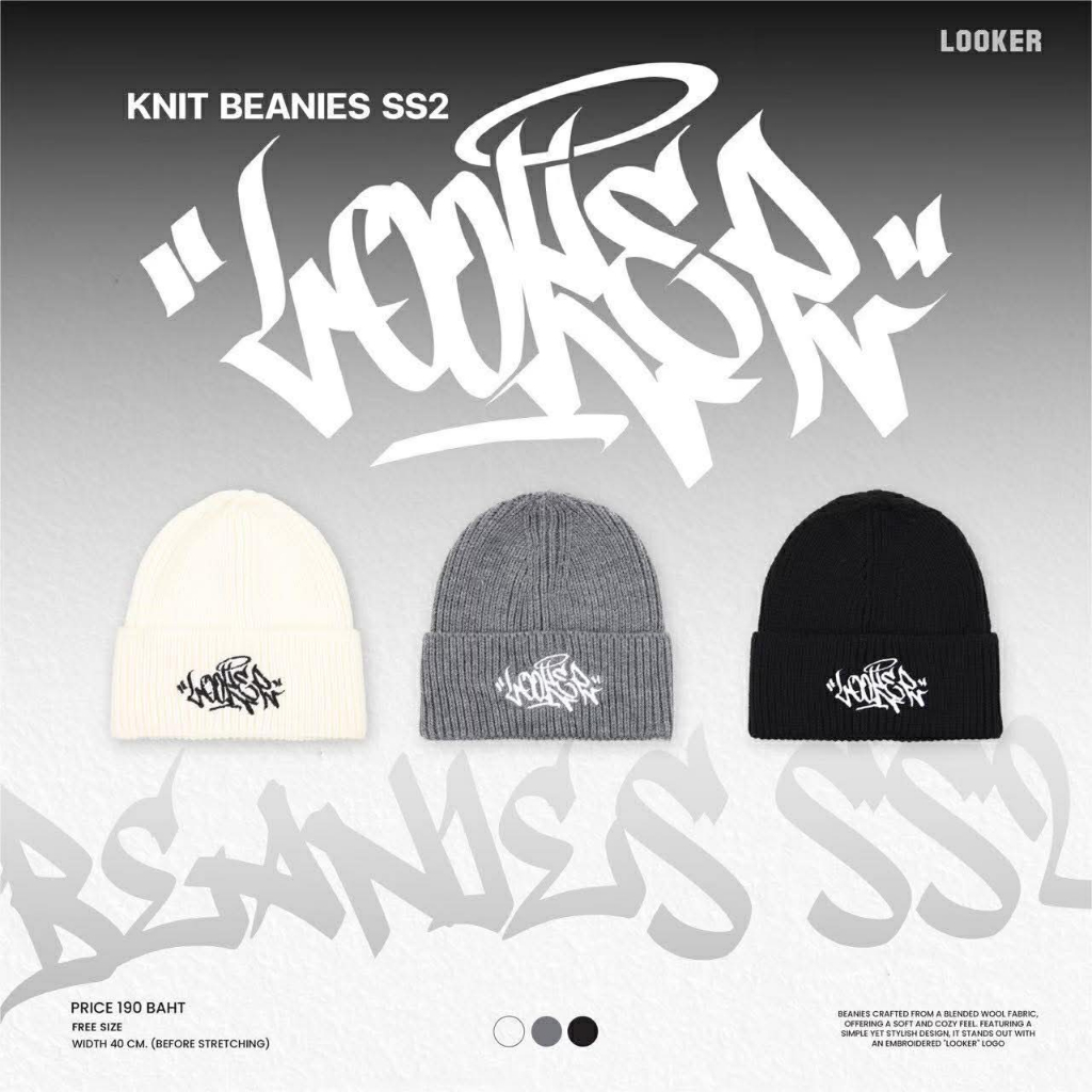 LOOKER - หมวกไหมพรม SS2 Knit Beanies