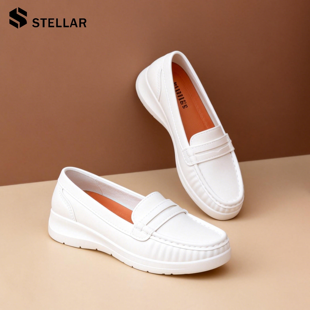 รองเท้าพยาบาลสีขาว (เพิ่ม2เบอร์) สวมใส่สบายสำหรับฤดูร้อน ออกแบบเพื่อความกระชับและความทนทาน ส่งจากไทยไม่ต้องรอนาน