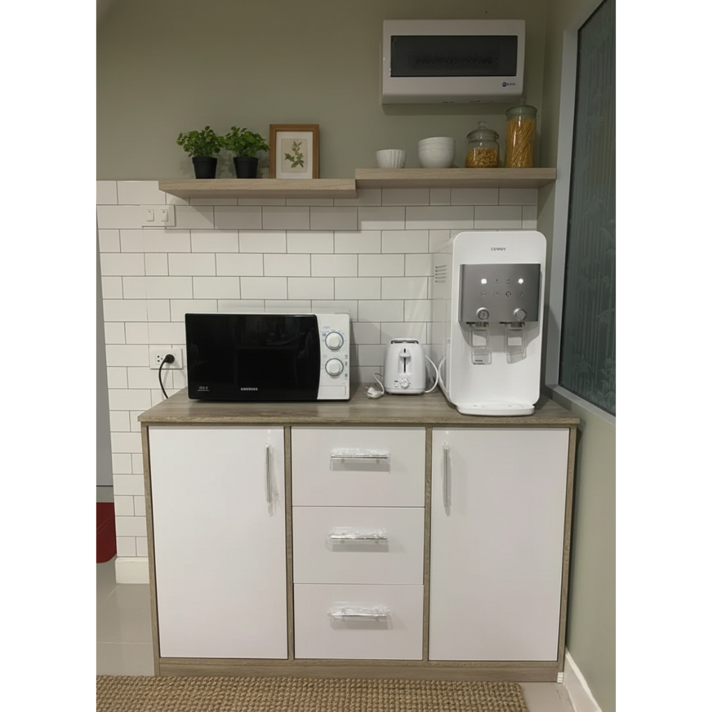 🔥ราคาถูก🔥Hawa 90 Furniture#3 ตู้เคาน์เตอร์รุ่นโคซี่(Cozy)50*120*80✔️