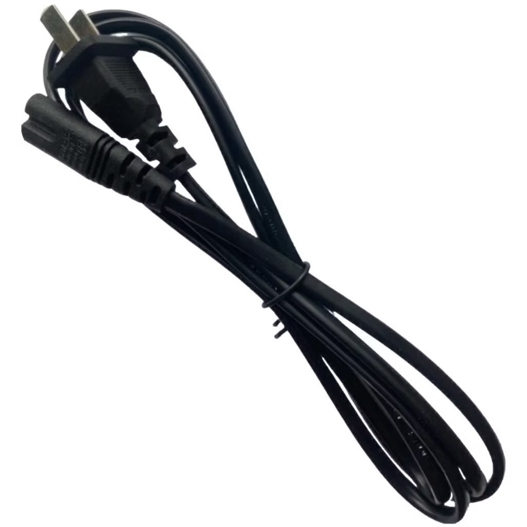 สายไฟ AC ยาว1.5เมตร 2รู 220-240v สายดำ ทนทาน