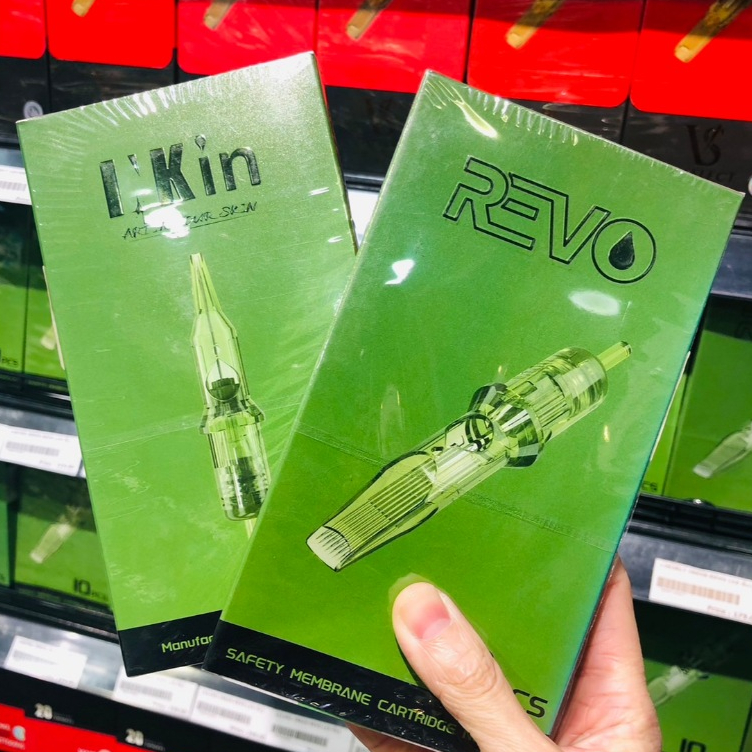 INKin REVO Tattoo Cartridges Needles 10 ชิ้น RL เดินเส้น