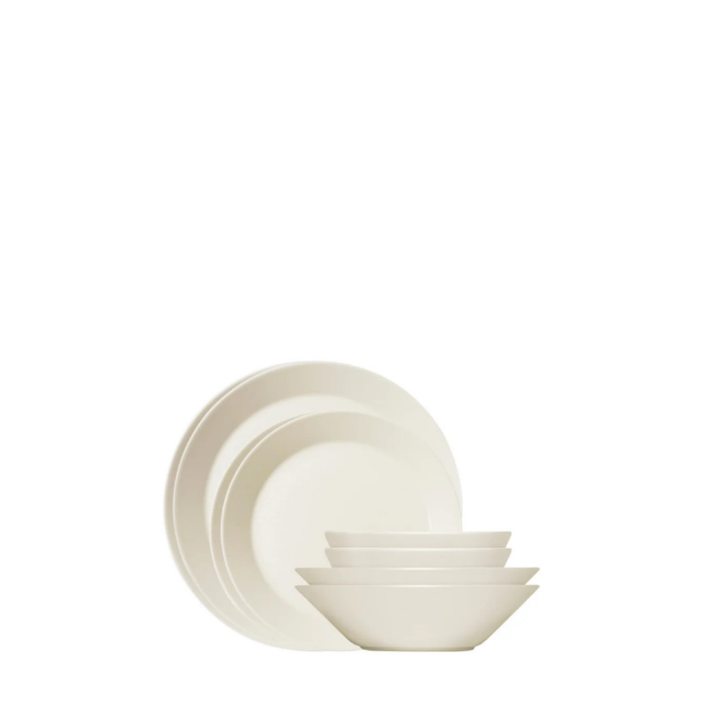 IITTALA ชุดจานชาม Teema Starter Set White (8 pcs)