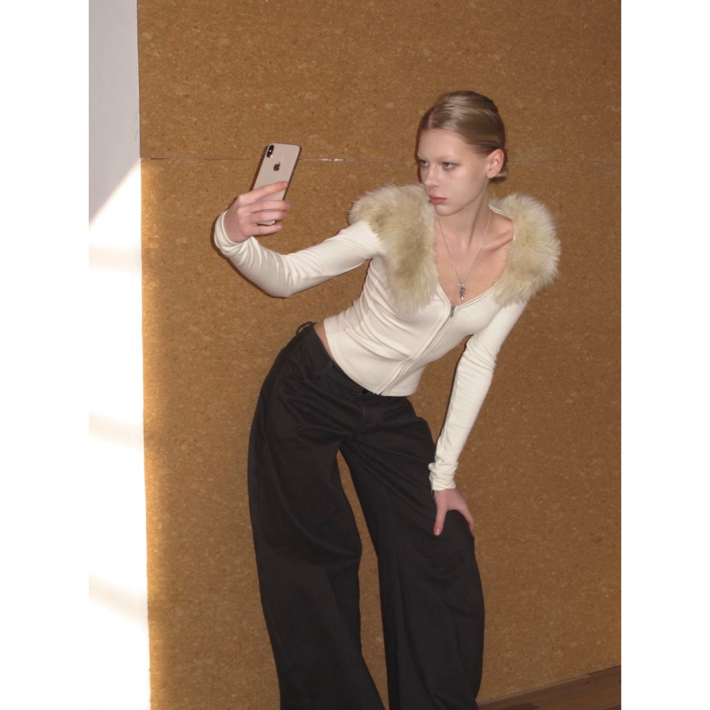 (Pre/แบรนด์จีน) Pas a pas fur top