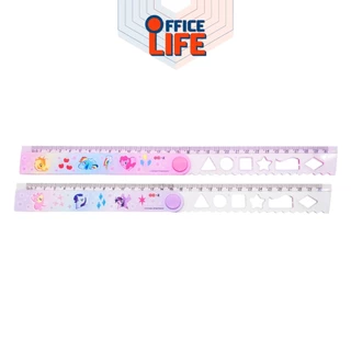 IIgen (อิเจน) ไม้บรรทัด ลายลิขสิทธิ์แท้ My Little Pony ขนาด 20 ซม. รุ่น YZ3559 / ขนาด 30 ซม. รุ่น YZ3553 ( 1 ชิ้น )