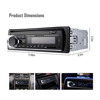 JSD-520 วิทยุติดรถยนต์บลูทูธ เครื่องเล่นMP3/FM USB/SD/AUX/TF 1Din พร้อมรีโมทคอนโทรล
