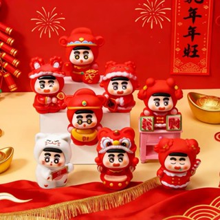 โมเดล ปีใหม่ ตรุษจีน สุ่มลาย 1ชิ้น ปีม้ามงคล เรซิ่น ของตกแต่…