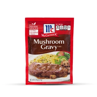 (6 ซอง) แม็คคอร์มิค ผงทำเกรวี่ผสมเห็ด 21 กรัม │McCormick Mushroom Gravy 21 g