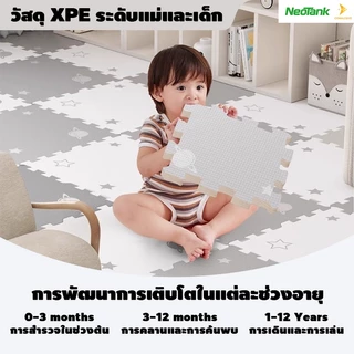 NeoTank แผ่นรองคลานเด็ก XPE นำเข้า ปลอดสารพิษ นุ่มพิเศษ แผ่นโฟมแบบประสาน หนา 2 ซม.