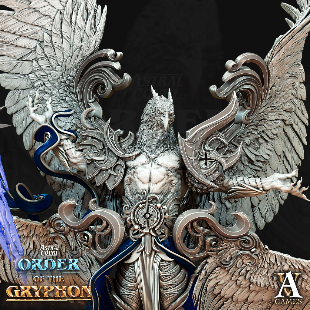 Order of the Gryphon : Collection : Miniature Resin โมเดลบอร์ดเกม ผลิตตามสั่ง Tabletop DnD Angel Bust
